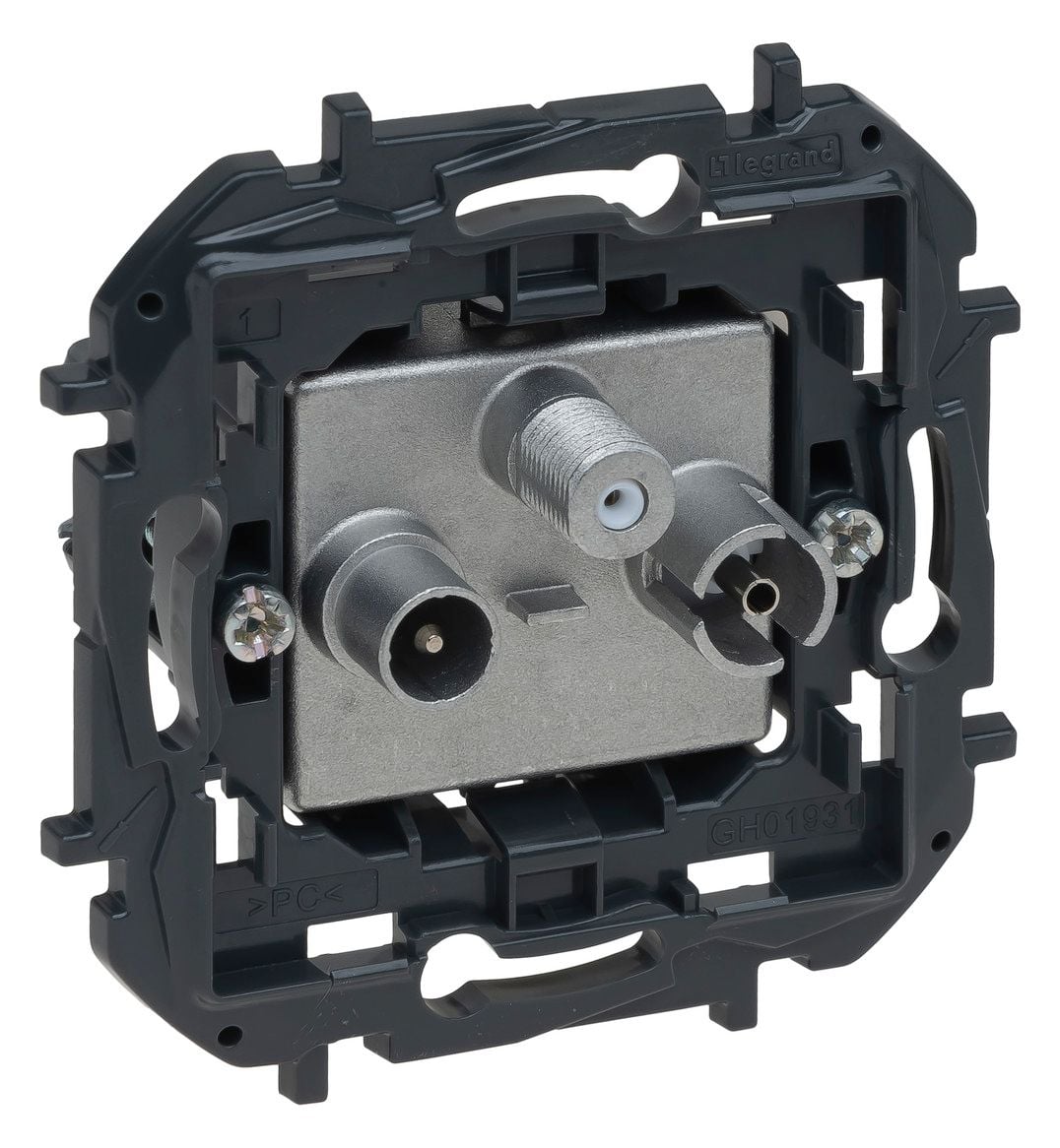Legrand Legrand 864058B Niloe Step V4 Einsatz Tv-R-Sat-Durchgangsdose