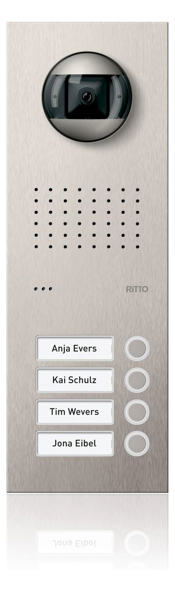 Comelit Ritto RGE1815425 Acero Pur Edelstahl Türstation Video 4WE