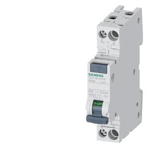 Siemens Siemens Dig Industr. FI/LS-Schalter kompakt Typ A(G), 30mA, B16 5SV1316-6LK16