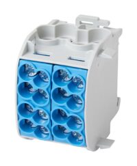F-TRONIC Hauptleitungsklemme 4Eing 1-polig HLAK1p25Dbl schraub bl berührsich REG