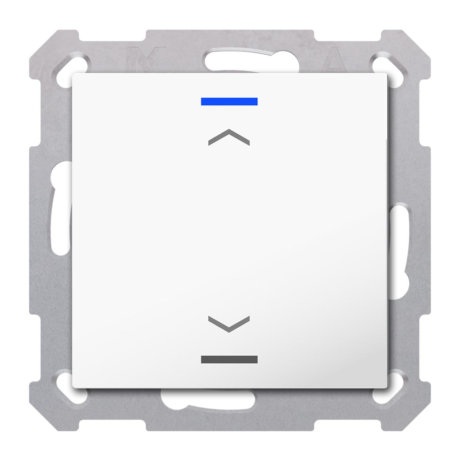 MDT Tastsensor KNX Unterputz reinweiß glänzend 1-fach 2pkt TAL-5501A02.02S