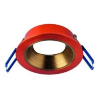 Rutec ALU15212 Einbauring MixMi, schwenkb.,ru, Aluminium zinnober/bronzegold