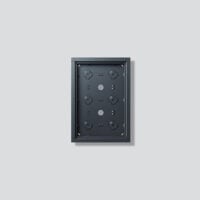 SIEDLE Gehäuse Aluminium innen/außen anthrazit GA 612-3/2-01 Außengewinde