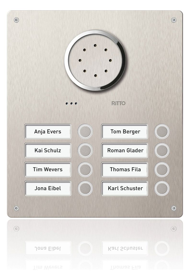 Comelit Ritto 1812120 Acero Edelstahl-Türstation 8WE