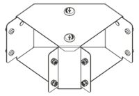 Legrand MGR94AGL Salamandre IP30 trunking 225x100mm top lid 90° gusset