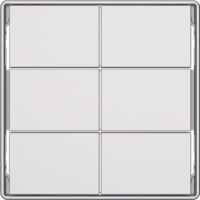 BERKER sechsteilige Taste Tastsensor matt 81183029 polws Ind. Bedruckung