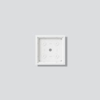 SIEDLE Gehäuse Aluminium innen/außen weiß GA 612-2/2-01 W