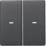 BERKER Wippe Serien Schalter schwarz samt MAN0202223