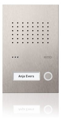 Ritto RGE1810125 Acero Pur Edelstahl Türstation 1WE