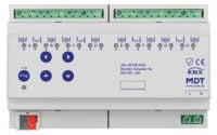 MDT Jalousieaktor KNX REG 8-fach 8A Handbedien JAL-0810D.03S