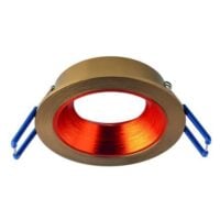 Rutec ALU12215 Einbauring MixMi, schwenkb.,ru, Aluminium bronzegold/zinnober