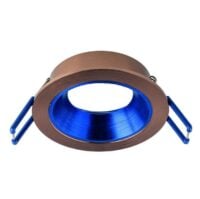 Rutec ALU14218 Einbauring MixMi, schwenkb.,ru, Aluminium rotbronze/dunkelblau