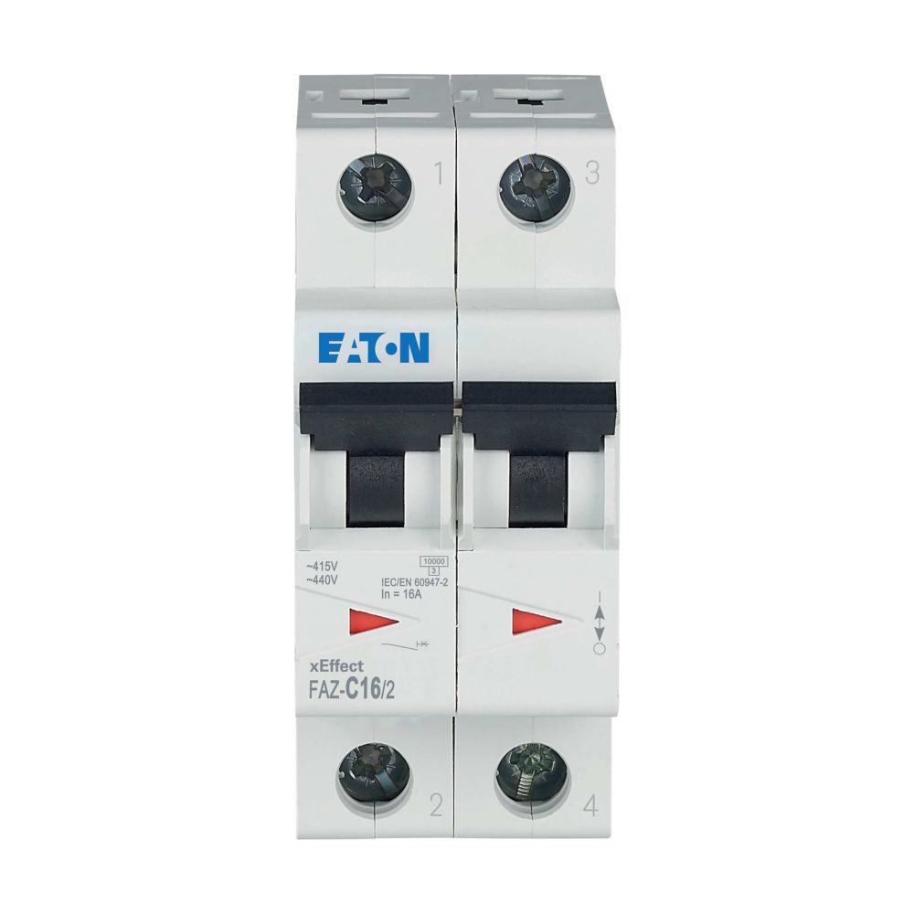 Eaton Eaton (Moeller) Leitungsschutzschalter C 16A, 2p FAZ-C16/2