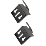 SG LEUCHTEN Befestigungsset schwarz Aluminium B93mm LINEAL WALL 8241000348 L115mm H64mm