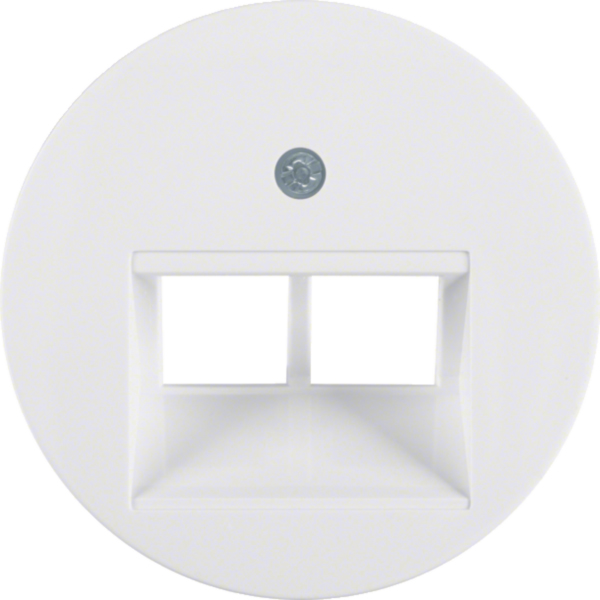 BERKER Zentralplatte UAE/IAE polws matt R:Classic MAN0306024 Schraubbef