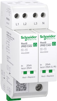 Schneider R9L2C640 Überspannungsableiter Resi9 iPRD C40r Typ 2+3 Schutzm. steckb.