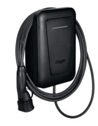 HAGER Wallbox 3ph 11kVA L6,5m 1-fach IP54 witty one XVR111C 11kW/Ladep Wandmont