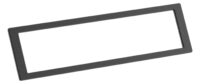 BACHMANN Blendrahmen Kunststoff RAL9005 BM0016138