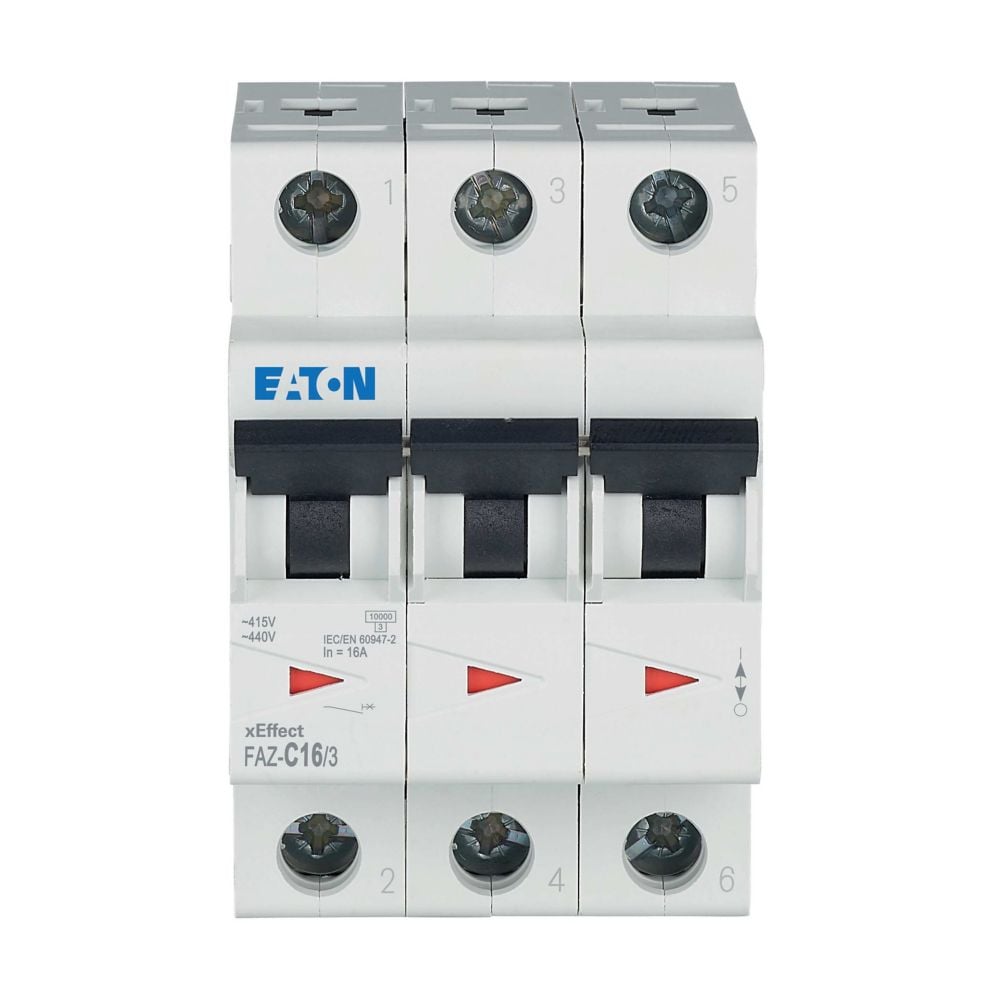 Eaton Eaton (Moeller) Leitungsschutzschalter C 16A, 3p FAZ-C16/3