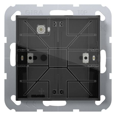 GIRA Tastsensor KNX Unterputz 2-fach 2pkt LED 505500 inklusiveAnkoppl mit Thermostat