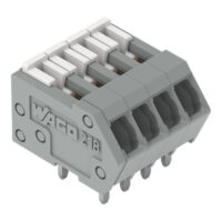 WAGO Leiterplattenklemme 0,5mm²,grau 218-104
