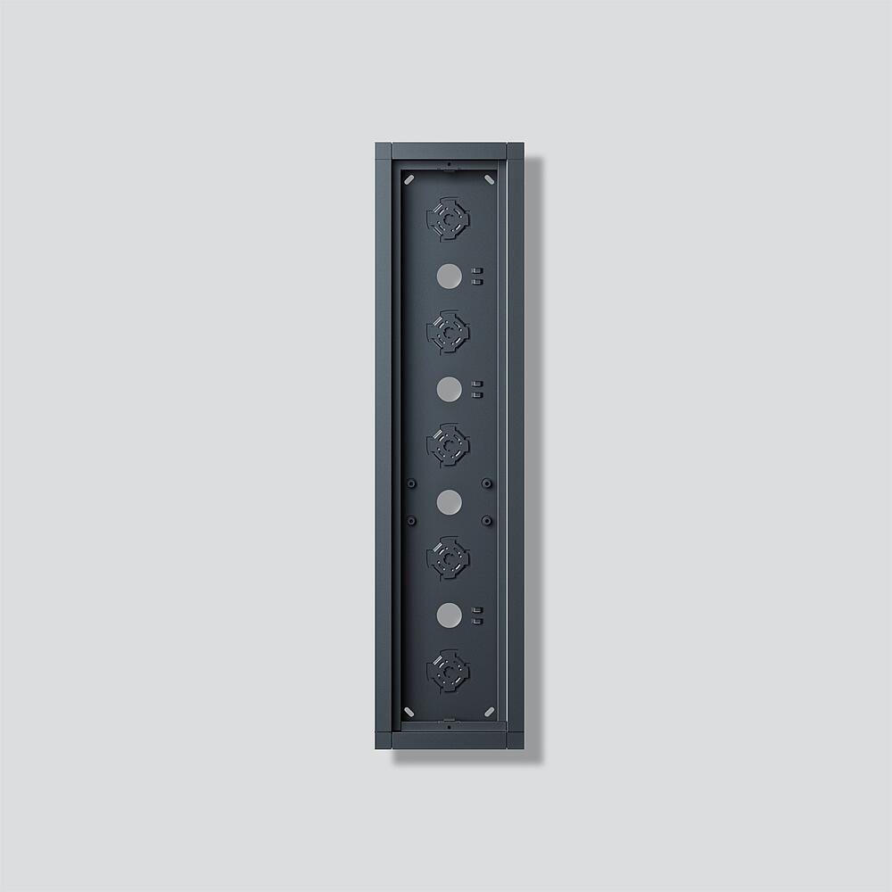 Siedle SIEDLE Gehäuse Aluminium innen/außen anthrazit GA 612-5/1-01 Außengewinde