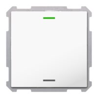 MDT Tastsensor KNX Unterputz studioweiß glänzend 1-fach 2pkt TAL-6301004.02S