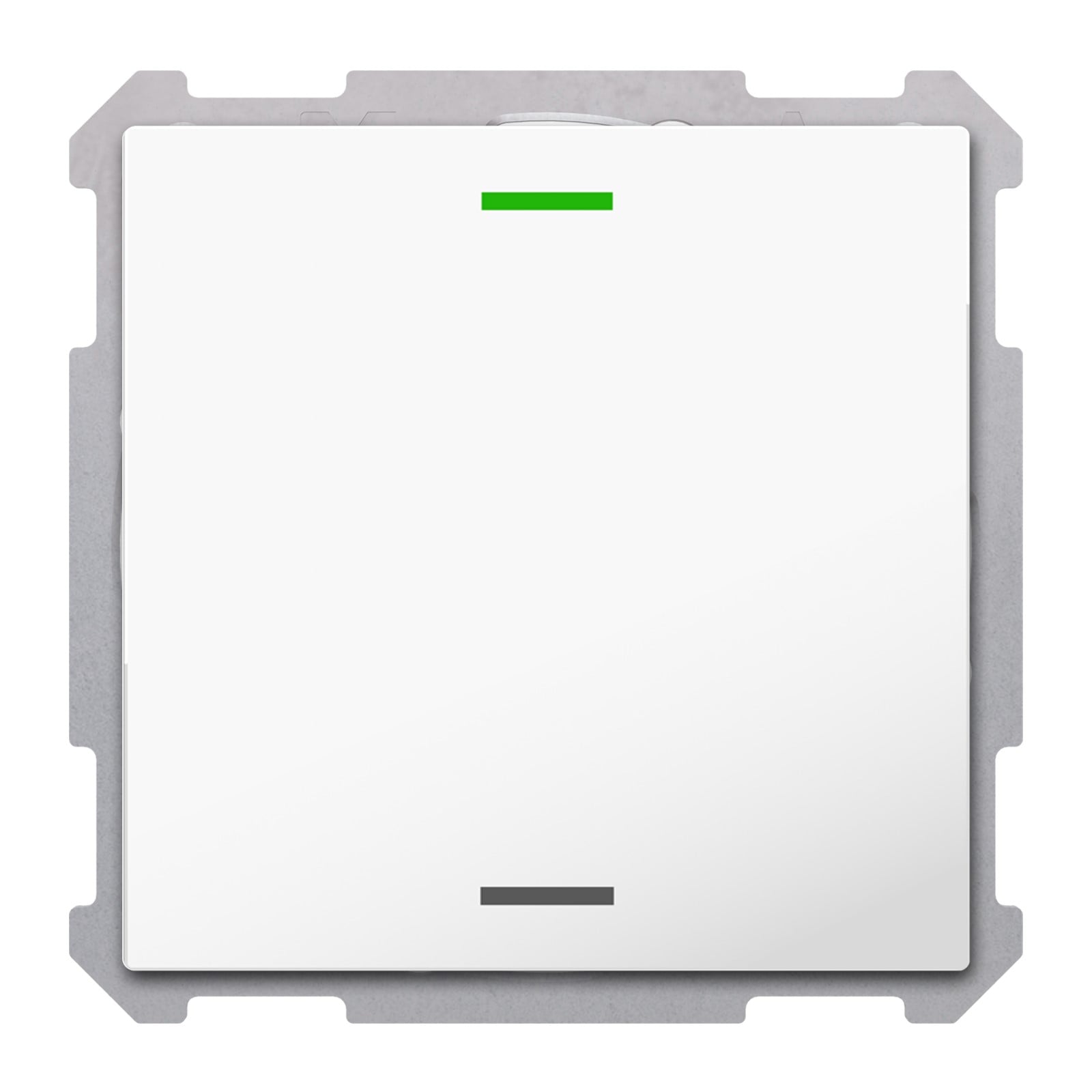 MDT Tastsensor KNX Unterputz studioweiß glänzend 1-fach 2pkt TAL-6301004.02S
