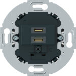 BERKER USB-Spannungsversorgung 2USB-C Unterputz 270425 3000mA anthrazit 5-12V 50-60Hz