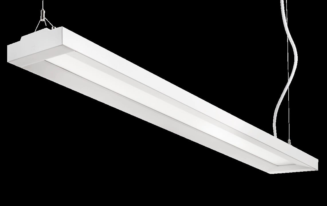 SG LEUCHTEN LED-Deckenanbauleuchte 32W ECOLINE 212813 4000K 4850lm weiß Konverter