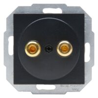 Kopp HK07 -Lautsprechersteckdose f.4mm Bananenstecker ohne Lautsprecherkabel bi