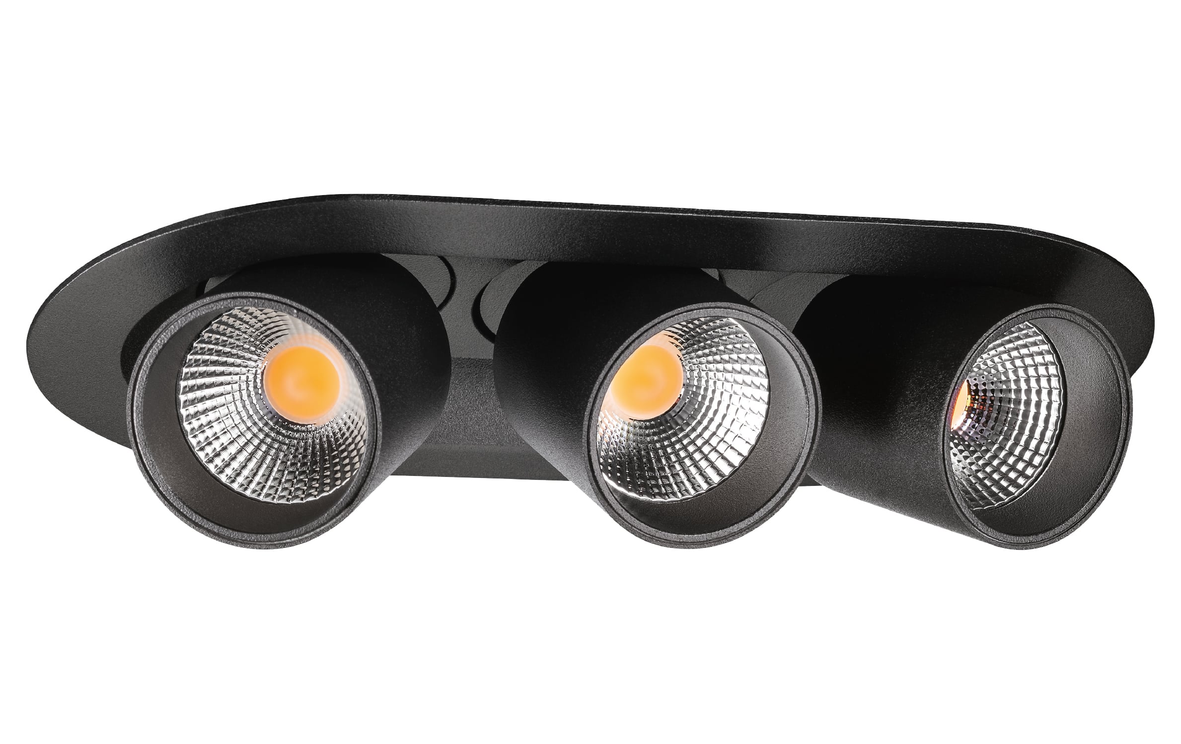 SG LEUCHTEN LED-Einbaustrahler 15W Konverter JUNISTAR 902717 dimmbar 3LEDs schwarz 4000K weiß