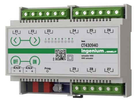 Comelit Comelit CT430940 Schaltaktor 9 Ausgänge 16A manuell KNX