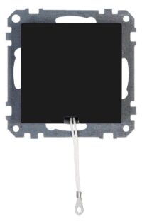 Kopp HK07 -Zugschalter mit Abdeckung Farbe schwarz matt