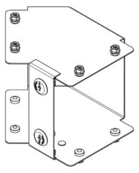 Legrand MGR96BL Salamandre IP30 trunking 225x150mm inside lid 45° bend
