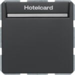 BERKER Hoteltaster-Modul schwarz 1S Unterputz IP20 MAN0207123 Hotelcard