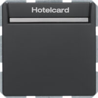 BERKER Hoteltaster-Modul schwarz 1S Unterputz IP20 MAN0207123 Hotelcard