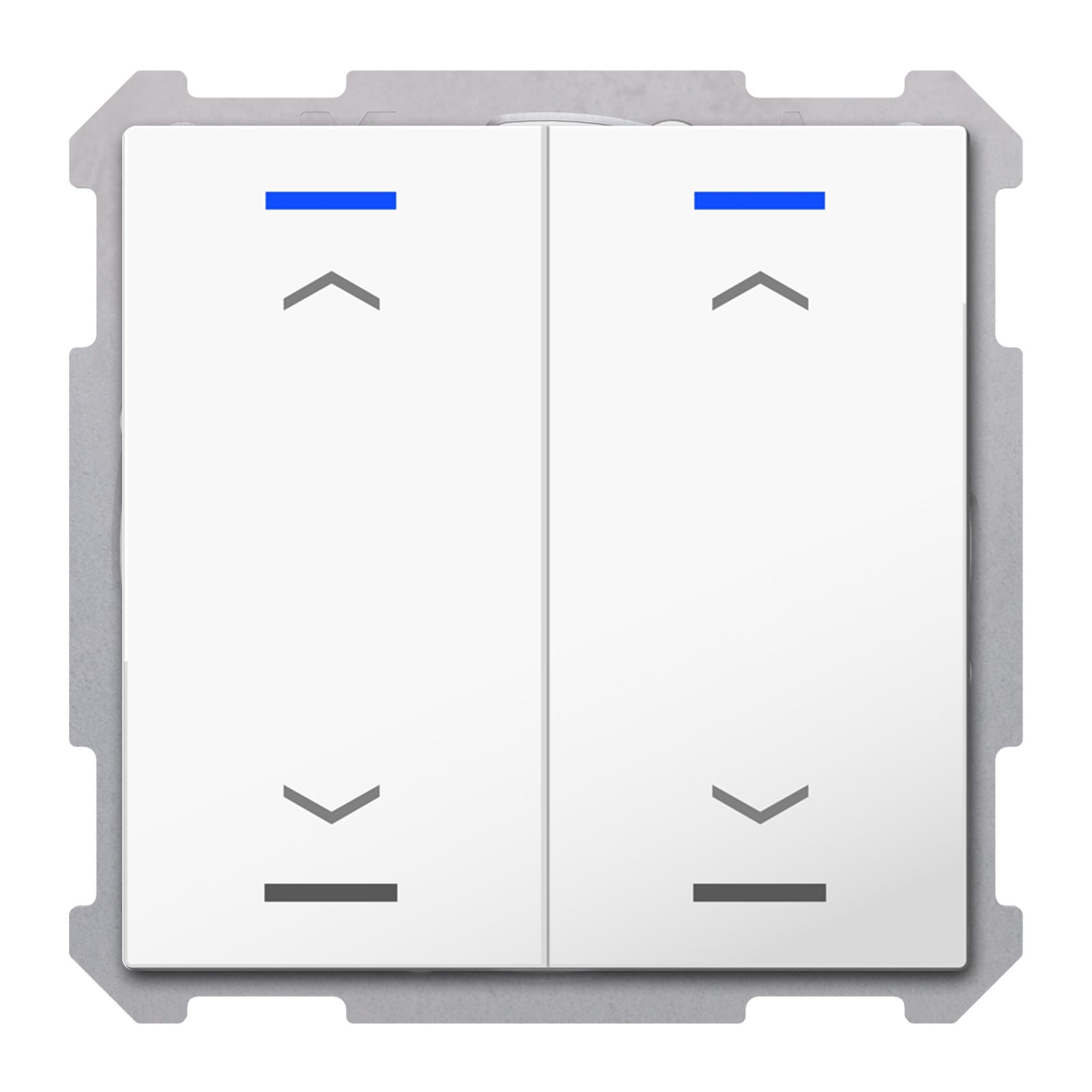 MDT Tastsensor KNX Unterputz studioweiß glänzend 2-fach 4pkt TAL-6302A04.02S