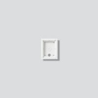 SIEDLE Gehäuse Aluminium innen/außen weiß GA 612-1/1-01 W