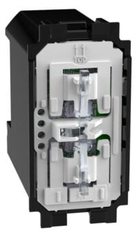 Bticino K4418 LivingNow 1-moduliger Universal-Tastdimmer mit Neutralleiter,