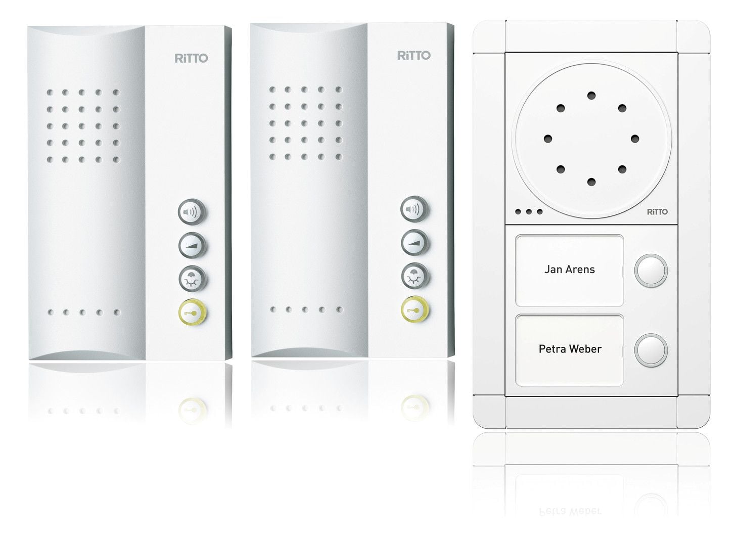 Comelit Ritto RGE1891470 Portier Audio Set Freisprechstelle 2WE weiß/weiß