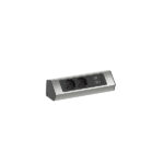 BACHMANN Steckdosenleiste Edelstahl 2xUSB 2m 932.015 IP20 1,5qmm