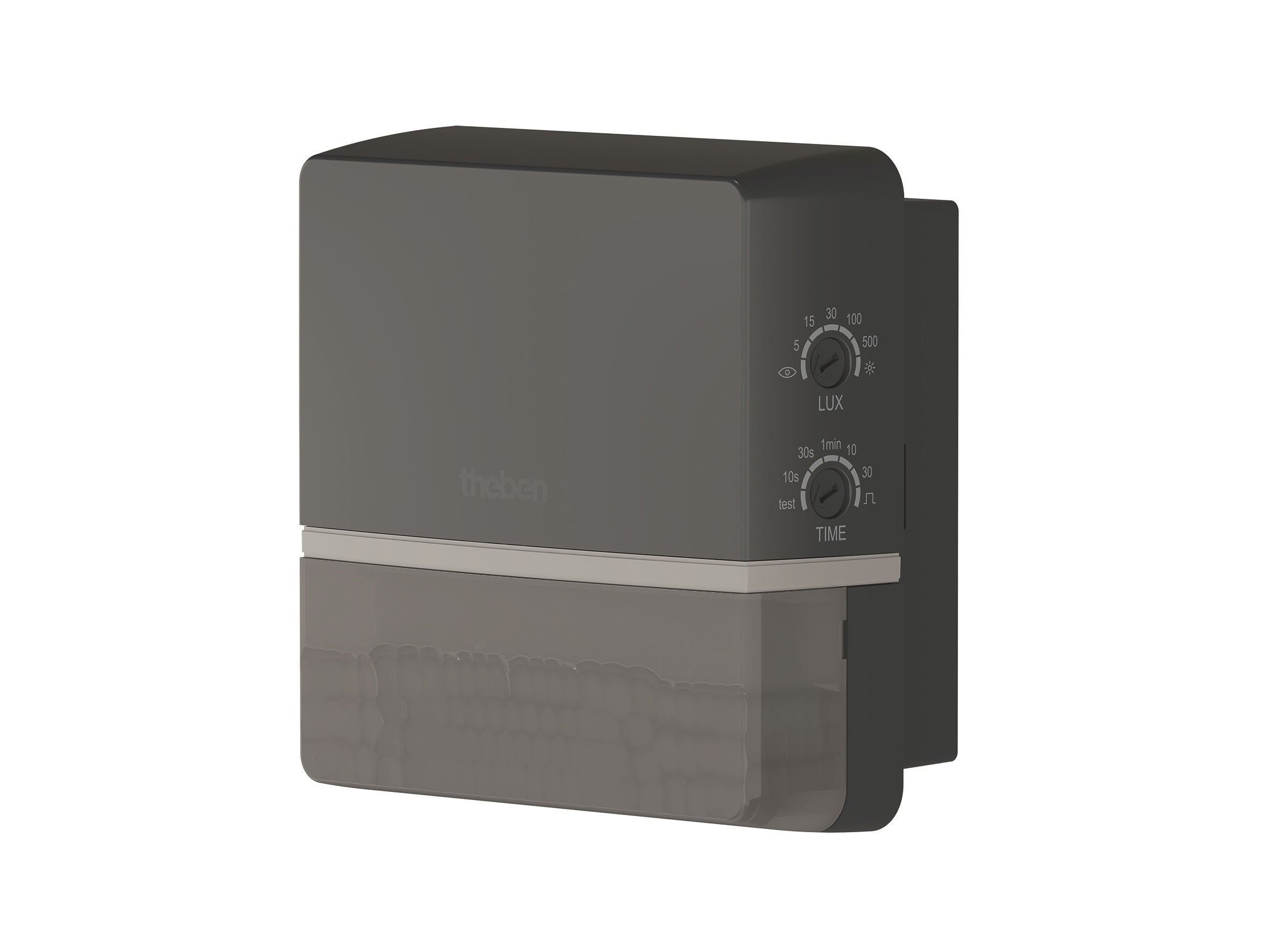 THEBEN Bewegungsmelder 0-180° Aufputz anthrazit TECTA D180 AN BWM IP55 2300W