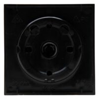 Kopp HK07 -Dimmer-Abdeckung für Druck-Wechseldimmer Farbe:schwarz matt