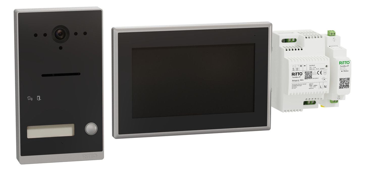 Comelit Ritto RGE2092150 Listo Video Einfamilienhaus-Set TwinBus IP