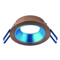 Rutec ALU14217 Einbauring MixMi, schwenkb.,ru, Aluminium rotbronze/ultramarin
