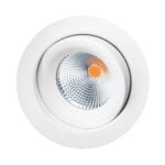 SG LEUCHTEN LED-Einbaustrahler 7W Konverter Junistar Eco 905213 dimmbar 8LEDs weiß 2700K