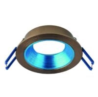 Rutec ALU13217 Einbauring MixMi, schwenkb.,ru, Aluminium grünbronze/ultramarin