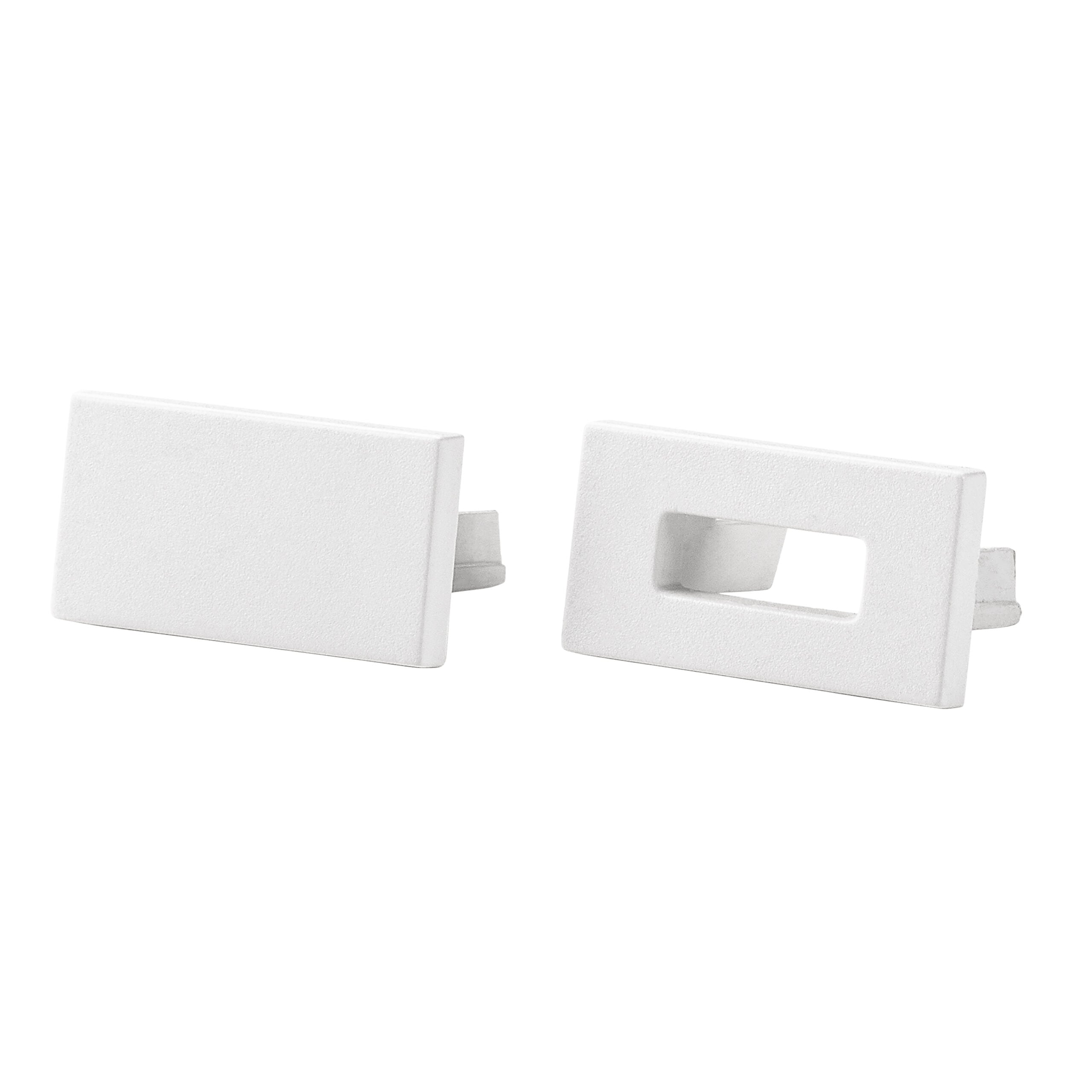 SG LEUCHTEN Endkappe weiß Kunststoff L18mm B10mm STRIPLINE 391473 H12mm