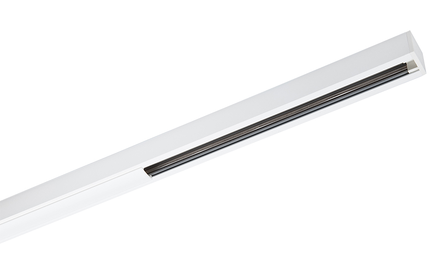SG LEUCHTEN Stromschiene 2000mm weiß 230V ZIP 230V 003150 Aluminium 22x22mm rechteck